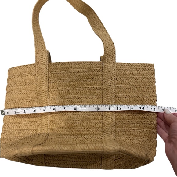 Draper James Brown Woven Tote - Picture 7 of 8